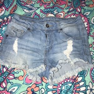 ripped shorts